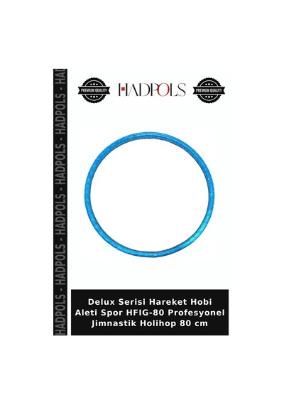 Delux Serisi Hareket Hobi Aleti Spor Hfıg-80 Profesyonel Jimnastik Holihop 80 Cm