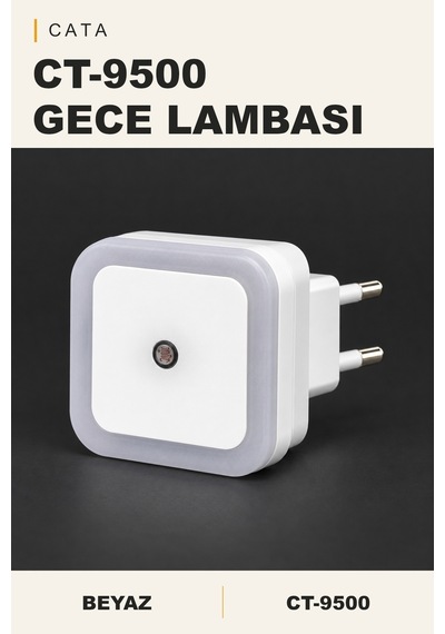 Cata Gece Lambası Fotoseli Beyaz