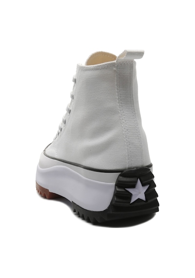 Converse Run Star Hıke Canvas Platform Erkek Spor Ayakkabı Beyaz 166799c-e Siyah Beyaz Siyah - Beyaz