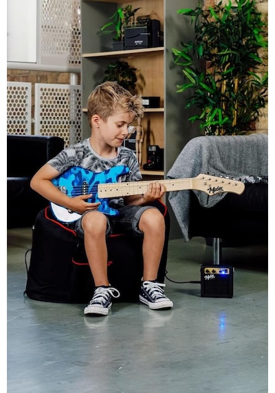 Midex Ceg-30bs 4-6 Yaş Çocuklar İçin Amfili Full 1/4 30 İnç Elektro Gitar Seti