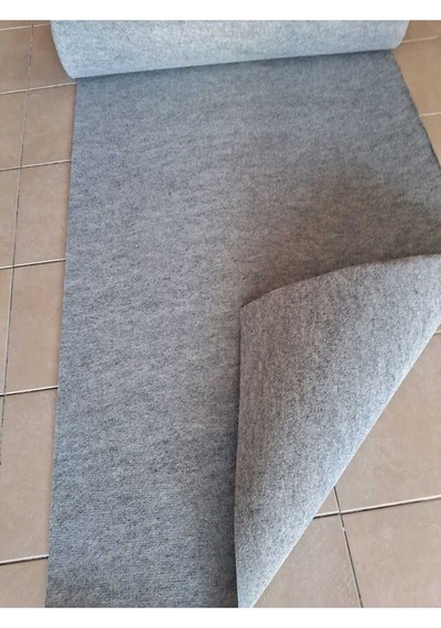 Rengi Gri Halıfleks 1 X 6,50 Metre Rip Halıflekx Fuar Halısı Rip Çok Renkli