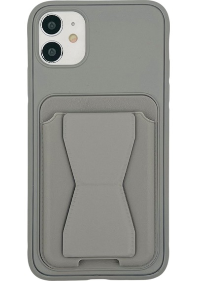 Nettech Apple Uyumlu iPhone 11 Nt-n087 Arka Koruma Kılıf - Gri Gri