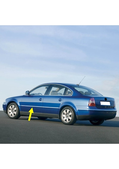 Vw Passat B5.5 2001-05 Sol Ön Kapı Bandı Çıtası Kromlu 3b0853515c