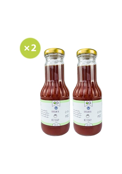 OG natural 2 Adet Organik Tatlı Ketçap 280 Gr 280 G