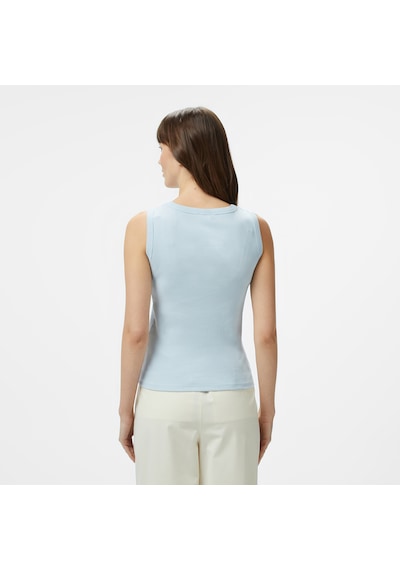 Nautica Kadın Mavi Slim Fit T-shirt Düz 35v422t Mavi