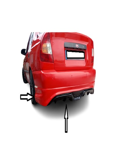 Hyundai Accent Milenyum Arka Tampon Eki Boyasız Astarlıdır - 736414123