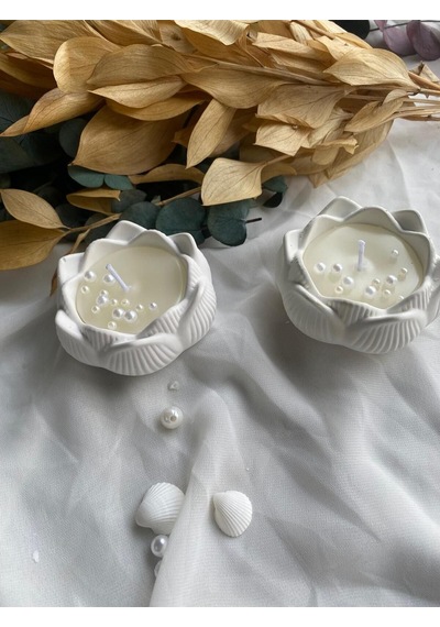 Bernami Vazo Pinterest 2'li Incili Lotus Mum Diğer