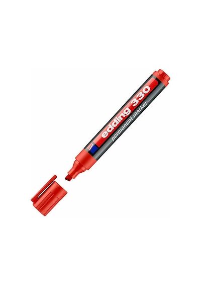 Edding Permanent Marker 1-5Mm Kesik Uç Kırmızı  10 ADET
