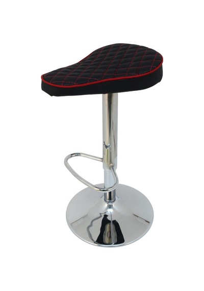 Mobilyakeyfi Boombar Bar Taburesi - Kırmızı Deri - 9538S0116