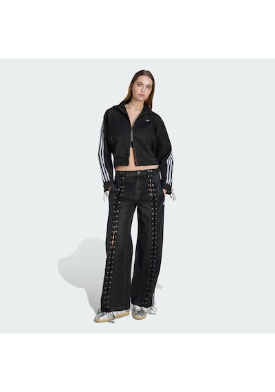 Adidas Ks1394 Denım Fb Jacket Kadın Eşofman Üstü Siyah