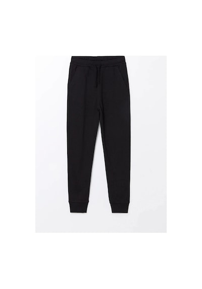 LC Waikiki Lcw Kids Siyah Bisiklet Yaka Erkek Çocuk Kalın Eşofman Takımı New Black