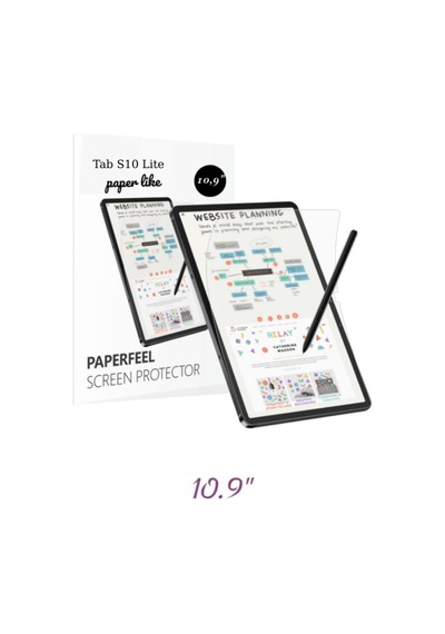 Fuchsia Galaxy Tab S10 Lite İle Uyumlu Gerçek Kağıt Hissi Parlama Önleyici Paper Like Tablet Ekran Koruyucu