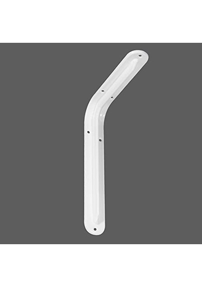 Altı Ayak Raf Tutucu L Demir 16.5 X 23 Cm Beyaz Montaj Aparatı 2 Adet Çok Renkli