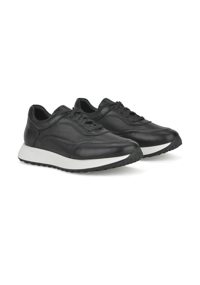 Ziya, Erkek Hakiki Deri Sneaker 1531026z290 Siyah 1531026z290 000 Siyah