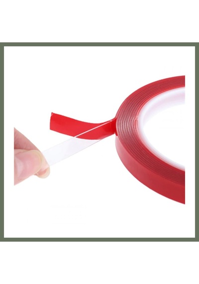 Bezos Çift Taraflı Şeffaf Akrilik Silikon Bant 15mm X 10 Metre Bezos1