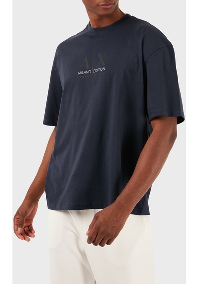 Armani Exchange Erkek T Shirt 3dztab Zj3vz 15cx Lacivert