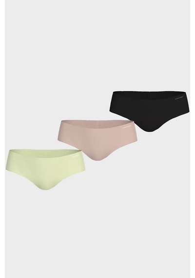 Calvin Klein Bayan Külot 000qd3559e Wao Siyah-bej-sarı Siyah-bej-sarı