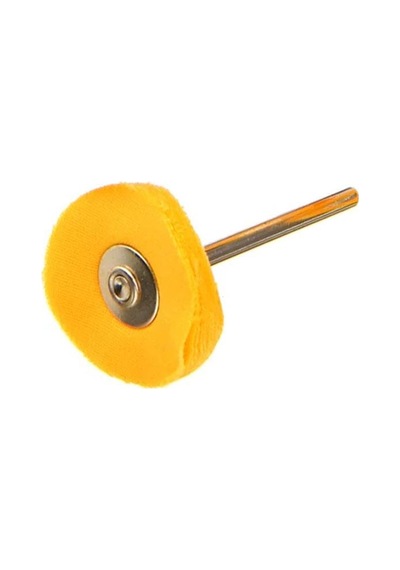 6209x5 5'li Paket Pimli Parlatma Polisaj Sarı Pamuklu Kumaş 25 Mm
