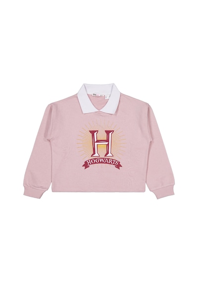 Harry Potter 6-9 Yaş Sweatshirt - Pembe Açık Gül Kurusu