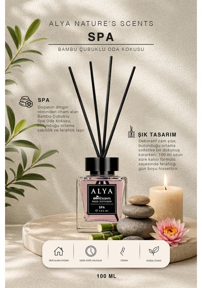 Nature's Scents Spa Bambu Çubuklu Oda Kokusu Çok Çeşitli