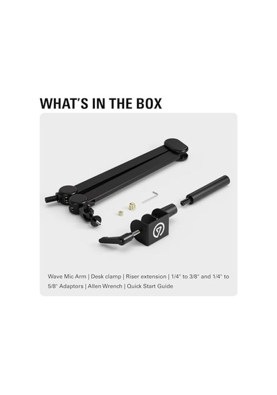 Wave Mic Arm Mk.2 Yayın Ve Podcasting, Kablo Kancası, Masa Kelepçesi, Yükseltici, Usb Ve Xlr Mikrofonlar