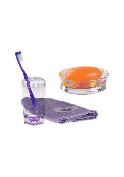 2 Li Banyo Seti.Damlalı Ve Halkalı Model Şeffaf