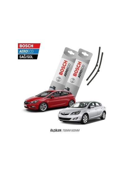 Bosch , Opel Astra J / K 2017 Model Bosch Aeroeco Muz Silecek Takımı