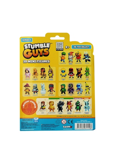 Stumble Guys Üç Boyutlu Beş Parça Mini Figür Set 1