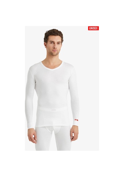 Blackspade Unisex Termal İçlik V Yaka Uzun Kollu Beyaz - Isı Tutucu Kışlık İç Giyim 1257 Beyaz Blackspade Unisex Termal İçlik V Yaka Uzun Kollu Beyaz - Isı Tutucu Kışlık İç Giyim 1257 Beyaz