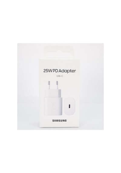 Samsung Galaxy Uyumlu S21 Fe 5g Type-c Fast Şarj Adaptörü 25w Beyaz A