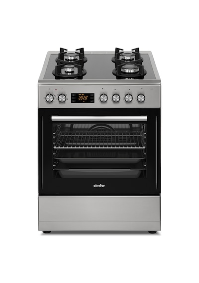 Simfer 1226 Tam Boy Fırın 4G Cam Yüzey Turbo 7 Fonksiyon + Grill