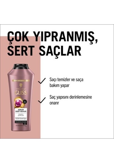 400 Ml Yıpranmış Saçlar İçin Onarıcı Şampuan, Besleyici Etki