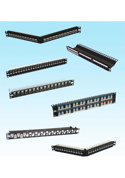 24 Port Keystone Jack Utp Panel Boş