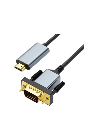 Hdmı To Vga Dönüştürücü Kablo 1080p 60hz Full Hd Hdtv Hdmı Çıkıştan Vga Monitör Projeksiyon Bağlantı Kablosu Tek Yönlü Görüntü Aktarımı Zr1162