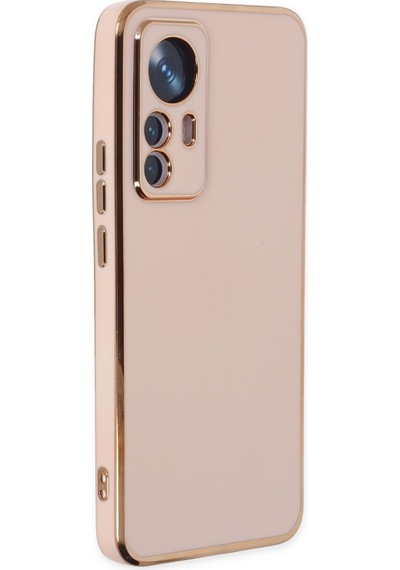 Xiaomi Mi 12t Pro Uyumlu Kılıf Volet Silikon - Pembe