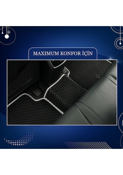 Fiat Grande Punto 2006-2010 Uyumlu Araca Özel Tam Takım Eva Oto Paspas Seti Sk