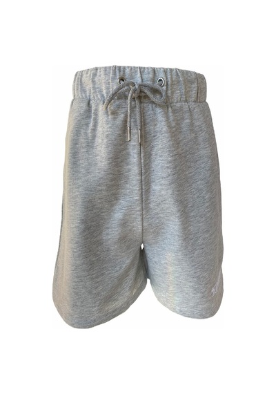 Asos Unisex Cepli Gri Dokuma Şort Gri
