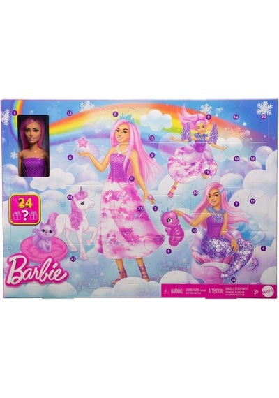 Barbie Fantasy Advent Calendar 24'lü Süpriz Kutu Jfl66