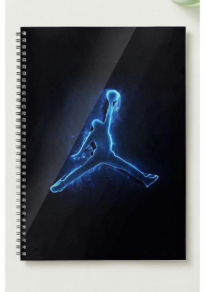 Basketball-00 A5 Metal Spiralli Çizgisiz Sert Kapak Basketball Defter