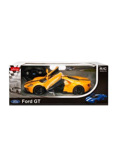 Rastar 1:14 Ford Gt Uzaktan Kumandalı Işıklı Araba Sarı S00078100 Çok Renkli