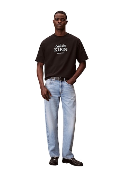 Calvin Klein Lv04rf818g Diamond Grap Erkek Tişört Siyah