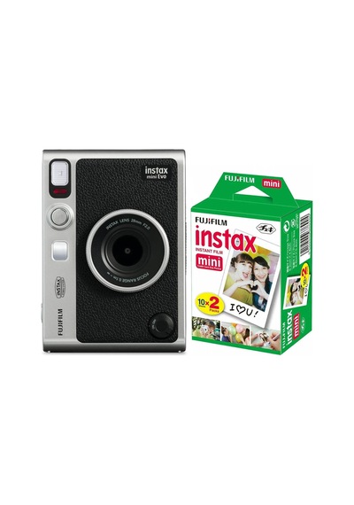Fujifilm Instax Mini Evo Şipşak Fotoğraf Makinesi + 20'li Film (Fujifilm Türkiye Garantili)