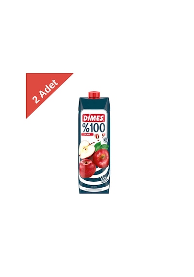 Dimes Meyve Suyu %100 Elma 1 L X 2 Adet