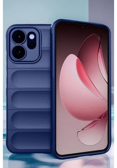 Oppo Reno 14 Optimum Silikon - Lacivert