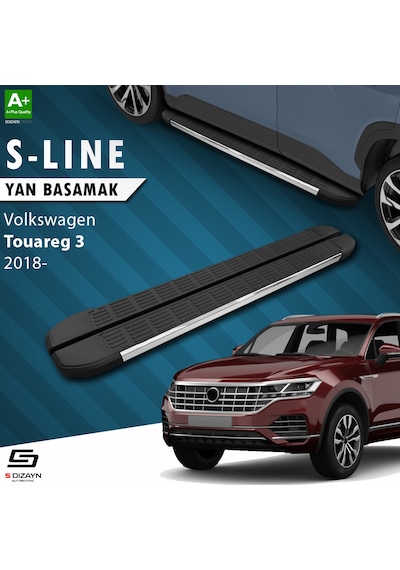 S-dizayn Vw Touareg 3 S-line Krom Yan Basamak 193 Cm 2018 Üzeri