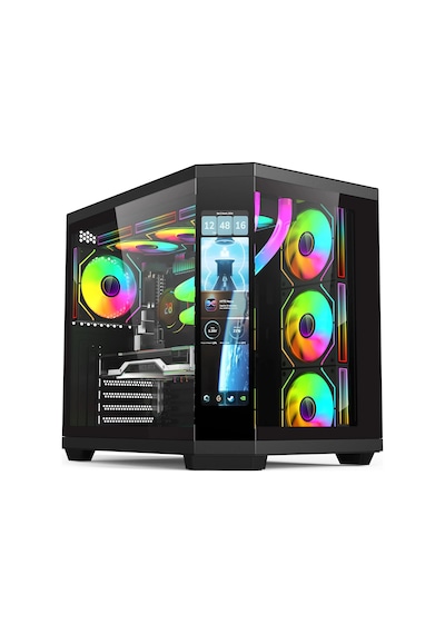 Quantum Gaming Sirius Qt4000 Type-c 7xargb Fan 850w 11,8" Lcd Ekranlı Atx Gaming Kasa