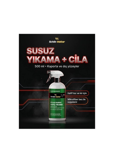 Araç Oto Cilalı Susuz Araç Yıkama Sprey 500ml Kangaroo