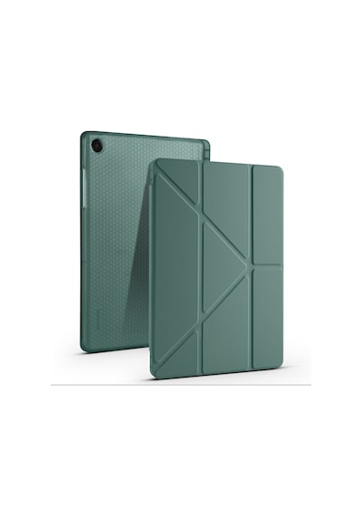 Samsung Uyumlu Galaxy Tab A9 Plus A11+ Üçgen Standlı Uyandırma Fonksiyonlu Tablet Kılıfı Kapaklı Kılıf