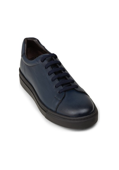 Deery Erkek Süet Lacivert Sneaker Ayakkabı - 02018mlcvc02
