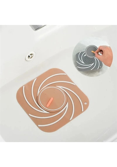 Sarı Renk Delikli Silikon Kötü Koku Önleyici Banyo Mutfak Lavabo Koku Önleyici Sızdırmaz Ped